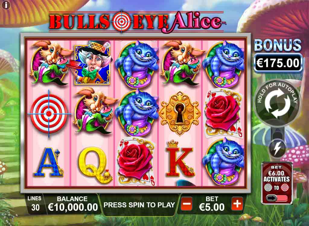       Bullseye Alice  Playtech